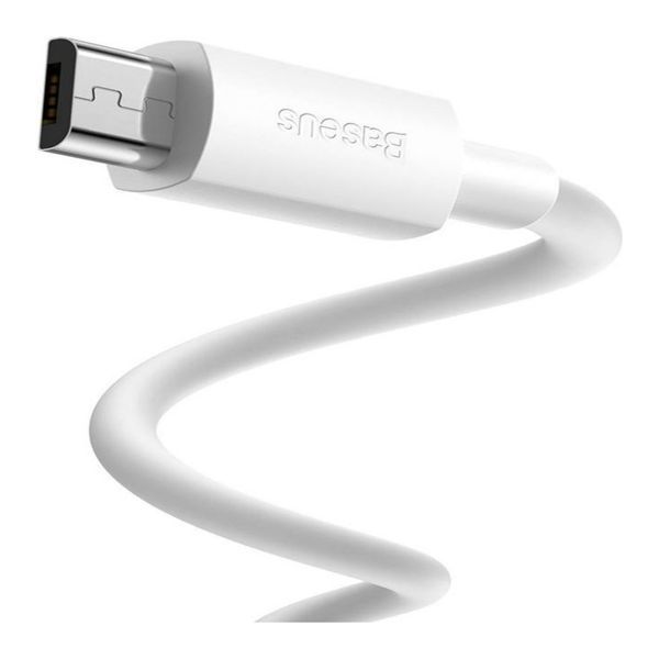 USB Cable Baseus Micro usb 1.5 m білий - 2 шт 35801 фото