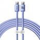 USB Cable Baseus Crystal Shine Series Type-C 100W (1.2m) purple 10360 фото 1