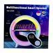 Колонка Bluetooth HM2309 + бездротова зарядка + годинник +світильник white 37856 фото 2