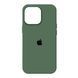 Silicone case iPhone 14 Pro with MagSafe olive 33895 фото 1