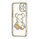 Силікон iPhone 15 Pro Max Shining Bear Case gold 35493 фото 2
