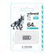 USB Flash 64 GB Wibrand Lynx Silver 35549 фото 1