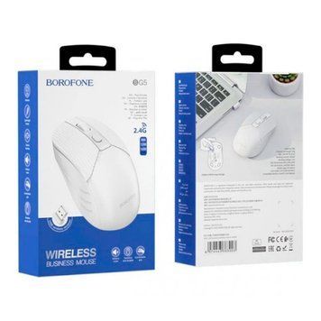 Мишка Bluetooth Borofone BG5 white 45527 фото