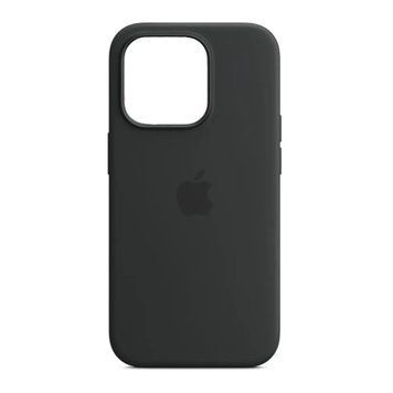 Silicone case iPhone 14 with MagSafe midnight 42077 фото