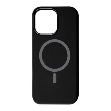 Силікон iPhone 15 Pro with MagSafe Fibra OmniMag black 46631 фото