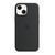 Silicone case iPhone 15 with MagSafe black 33686 фото