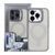 Силікон iPhone 16 Pro Max MagSafe Titanium series gray 04076 фото