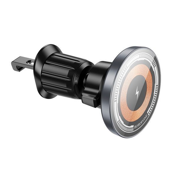 Автотримач з бездротовою зарядкою Borofone BH211 5W/7.5W/10W/15W black 43865 фото