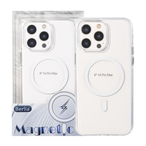 Накладка Samsung S25 Ultra MagSafe Glaze Magnetic series white 29416 фото