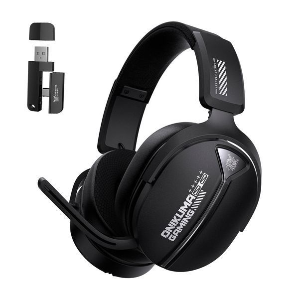 Навушники Bluetooth для комп'ютера Onikuma GT887 black 47172 фото
