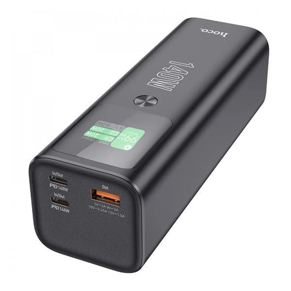 Power bank 25000 mah Hoco Q17 PD 140W+QC black 35512 фото