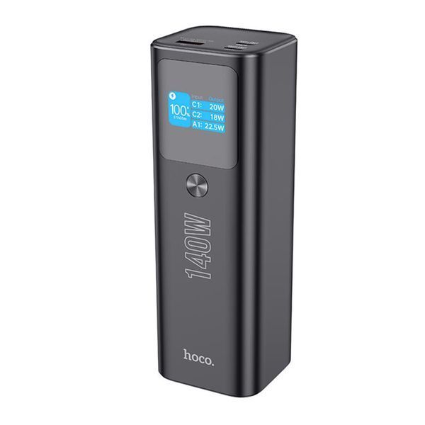 Power bank 25000 mah Hoco Q17 PD 140W+QC black 35512 фото