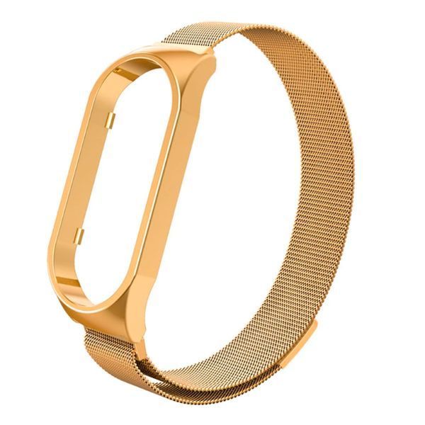 Ремінець Xiaomi Mi Band 7 Milanese Loop magnet gold 10042 фото