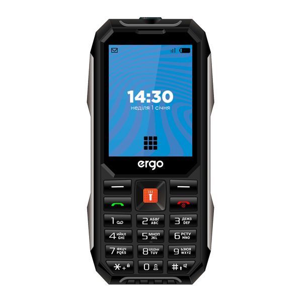 Телефон Ergo E283 Black UA 45873 фото
