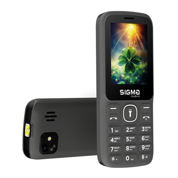 Телефон Sigma X-style 242 LUCKY Grey UA 44134 фото