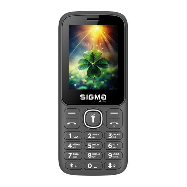 Телефон Sigma X-style 242 LUCKY Grey UA 44134 фото