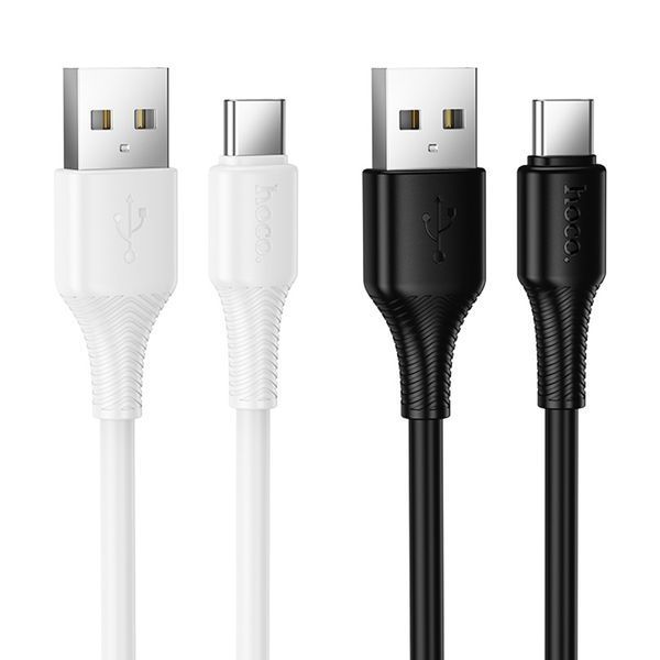 USB Cable Hoco Type-C X120 1m black 44455 фото