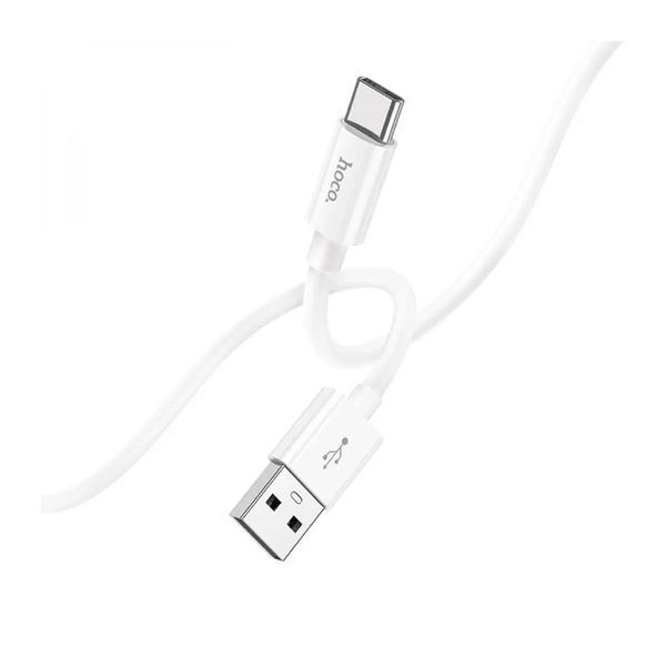 USB Cable Hoco Type-C X87 2.4A 1m white 39688 фото