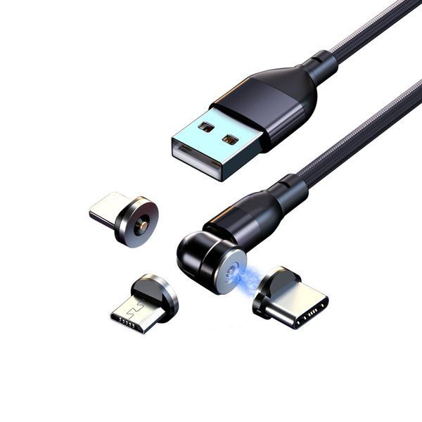 USB Cable Sertec ST-064 3in1 2.4A 1m магніт 38158 фото