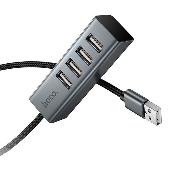 USB HUB Hoco HB1A grey 44922 фото