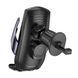 Автотримач з бездротовою зарядкою Hoco CA202 Plus 15W black 41342 фото 5