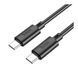 Cable Hoco Type-C to Type-C X68 100w/3A 1m black 29087 фото 1