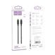 Cable Hoco Type-C to Type-C X68 100w/3A 1m black 29087 фото 2