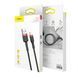 USB Cable Baseus Cafule Lightning 2.4A (1m) red/black 01895 фото 1