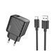 МЗП Hoco CS21A 18W/3A + cable Type-C black 33748 фото 3