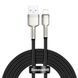 USB Cable Baseus Cafule Metal Lightning 2.4A (2m) black 02889 фото 3