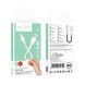 USB Cable Hoco Lightning X37 2.4A 0.5m white 33922 фото 1