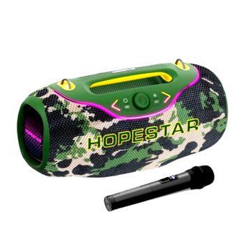 Колонка Bluetooth Hopestar A6 CLUB 200W/IPX6/24000mAh + мікрофон camouflage 44992 фото