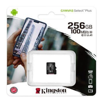 MicroSD 256GB Kingston Canvas Select Plus UHS-3 150R Class 10 43124 фото