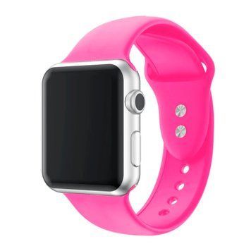 Ремінець Apple watch 38/40/41/SE silicone pink citrus 46966 фото