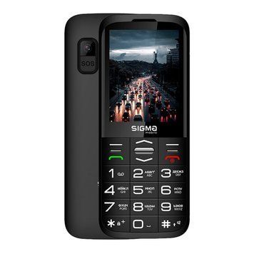 Телефон Sigma Comfort 50 CF212 Grace TYPE-C Black UA 01118 фото