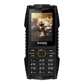 Телефон Sigma X-treme AZ68 Black-Orange UA 25341 фото