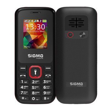 Телефон Sigma X-style 171 MINI Black-Red UA 42799 фото