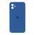Silicone case Full square close camera iPhone 11 Pro Max royal blue 03710 фото