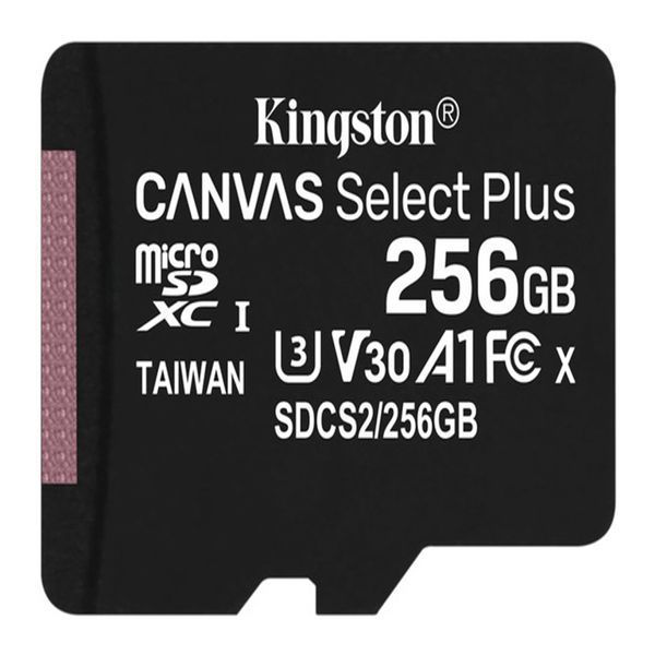 MicroSD 256GB Kingston Canvas Select Plus UHS-3 150R Class 10 43124 фото
