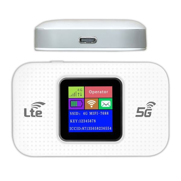 Мобільний Wi-Fi модем MF68E EL LED 4G black 41765 фото