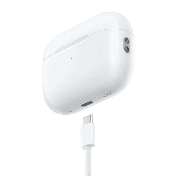 Навушники AirPods Pro 2 Copy Type-C A10 Premium ANC white 41344 фото