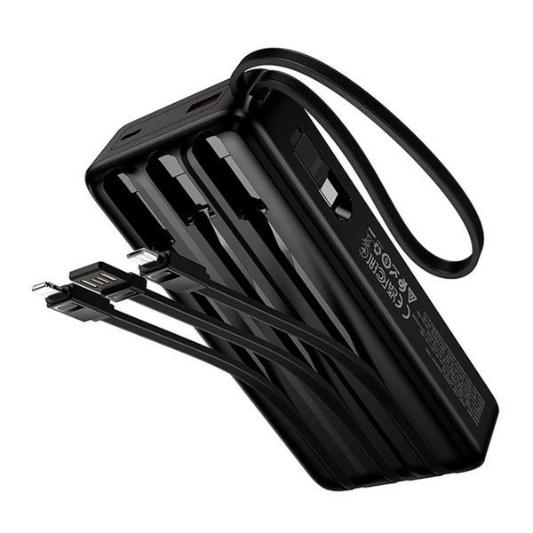 Power bank 20 000 mAh Hoco J156A PD20W+QC3.0 22.5W 4 cables black 45505 фото