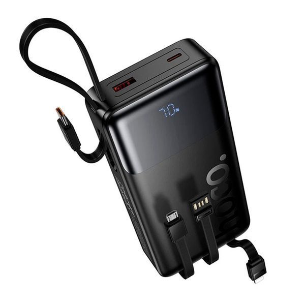 Power bank 20 000 mAh Hoco J156A PD20W+QC3.0 22.5W 4 cables black 45505 фото