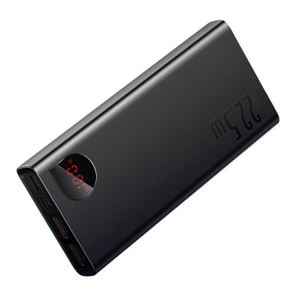 Power bank 20 000 mAh Baseus Adaman Metal Overseas 22.5W black 34368 фото