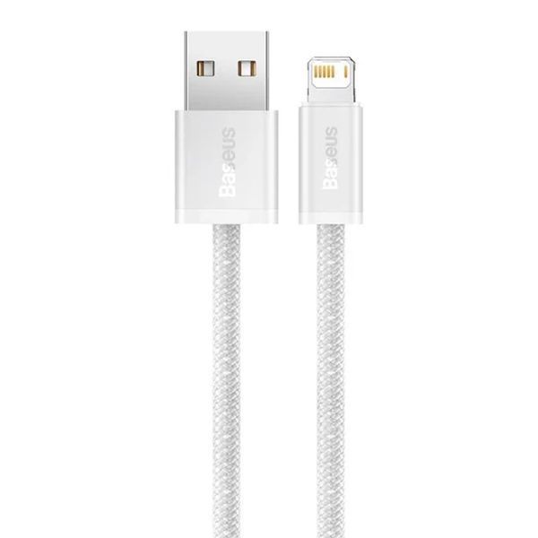 USB Cable Baseus Dynamic Series Fast Charging Lightning 2.4A (1m) white 11301 фото