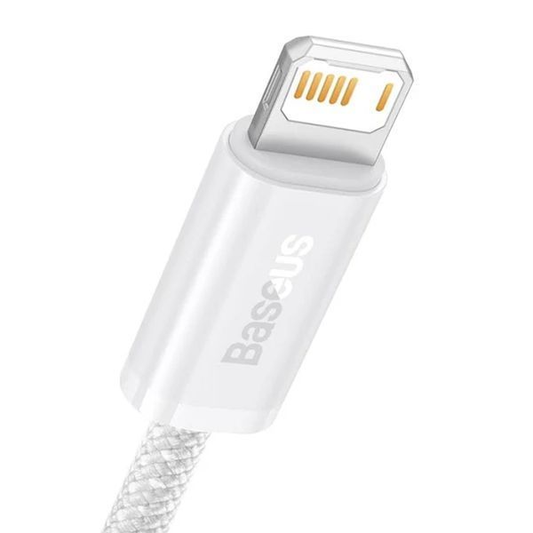 USB Cable Baseus Dynamic Series Fast Charging Lightning 2.4A (1m) white 11301 фото
