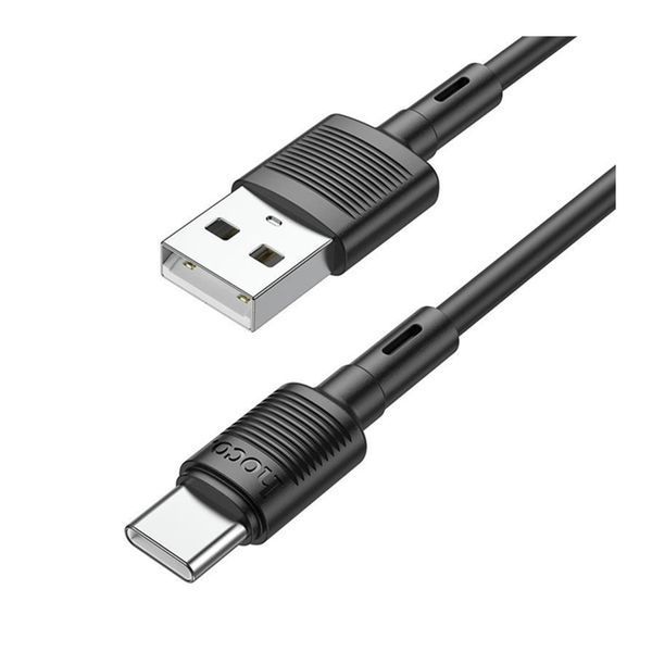 USB Cable Hoco Type-C X83 3A 1m black 29771 фото