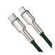 Кабель Baseus Cafule Metal Type-C to Lightning PD 20W (2m) green 03624 фото 2