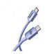 Кабель Baseus Crystal Shine Series Type-C to Type-C 100W (2m) purple 11045 фото 2