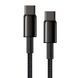 Кабель Baseus Tungsten Gold Type-C to Type-C 100W (2m) black 19507 фото 1